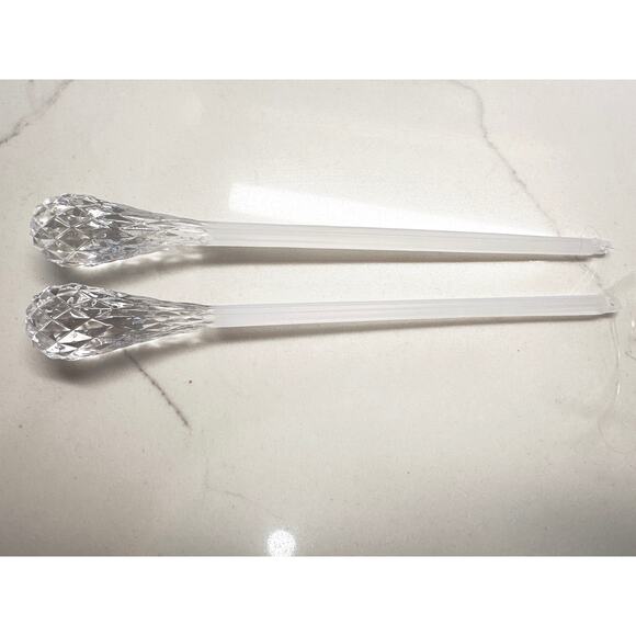 Set of 3 Acrylic Vintage Teardrop Shaped Ornaments - Picture 5 of 5